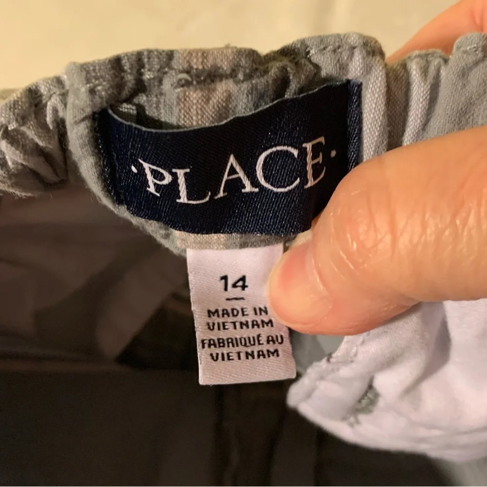 NWOT/EUC Bundle: Steve's Jeans Black Cargo Jeans; Place Striped Bermuda Shorts